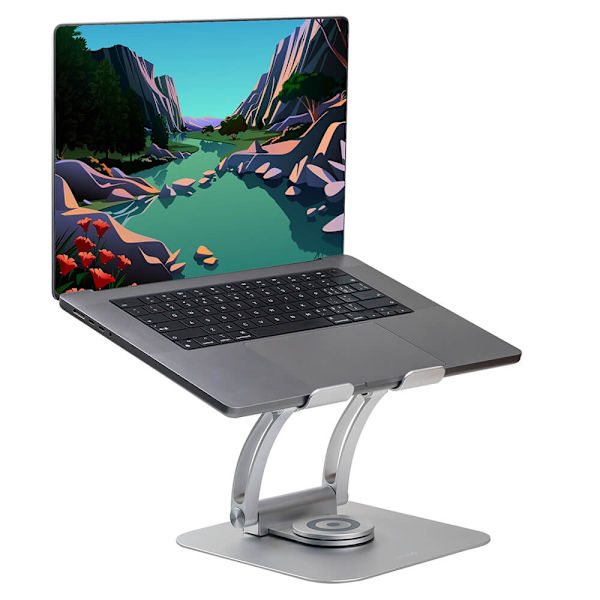 DESIRE2 Laptop Stand Supreme Dual Pivot Plus Sølv Sølv