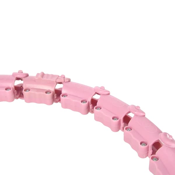 Plus Size Weighted Hula Hoop, ljusrosa