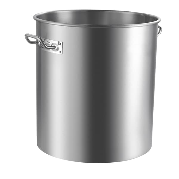 Rostfri gryta 54L med korg och lock