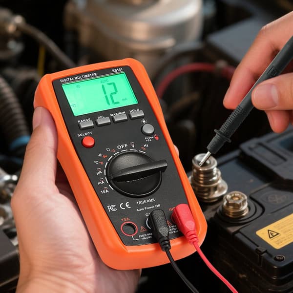 Digital multimeter, 4000-siffror TRMS automatisk områdesmätning AC DC