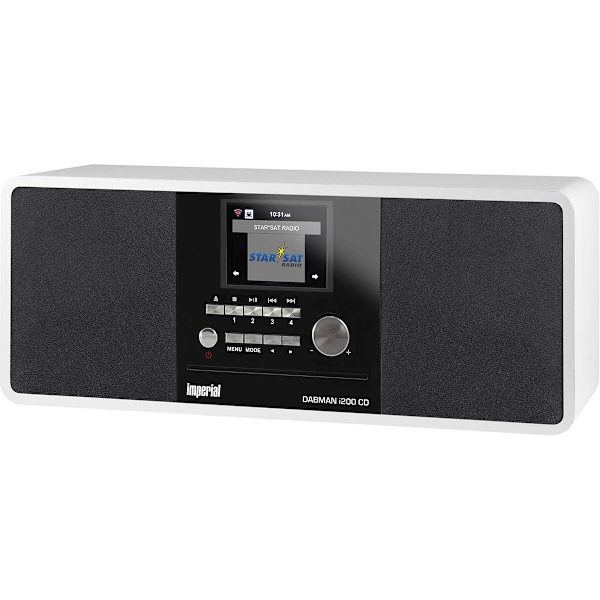 DABMAN i200 CD Multifunktionsradio DAB+ / FM / Internet / Bluetooth Hvid