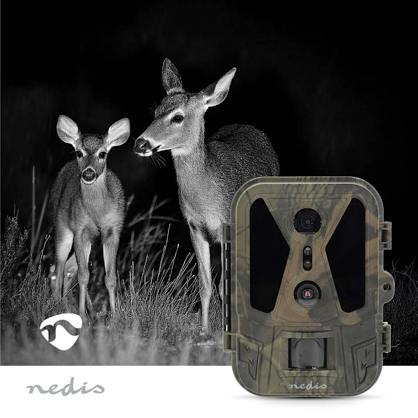 Wildlife Camera | 4K@10fps | 50 MPixel | 8 MPixel CMOS | IP65 | Svart No-Glow IR | Nattseende | Betraktningsvinkel: 100 ° | Rörelsesensor | Detekterin