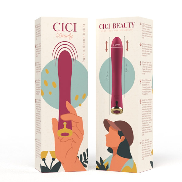 Cici Beauty - Premium Silikone Push Bullet