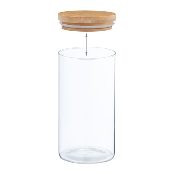 4 st. Förvaringsburkar 1000 ml