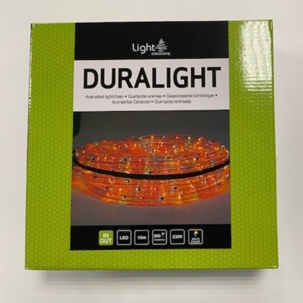 Duralight Led Animated - 15 M - Klar att användas - Flerfärgad