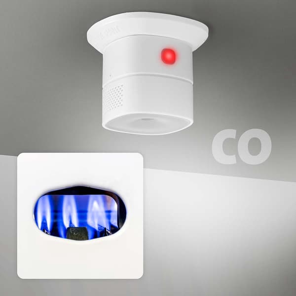 Smart kuliltedetektor, app-tilsluttet, 85 dB alarm