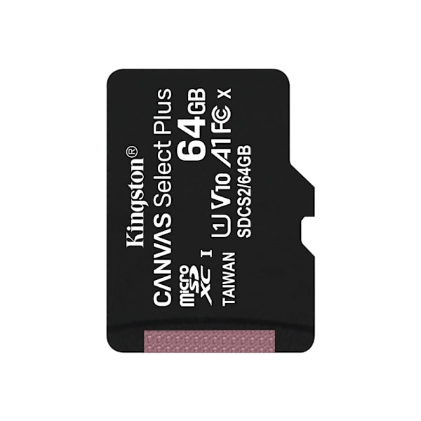 Kingston Canvas Select Plus - Flash-muistikortti - 64 Gt