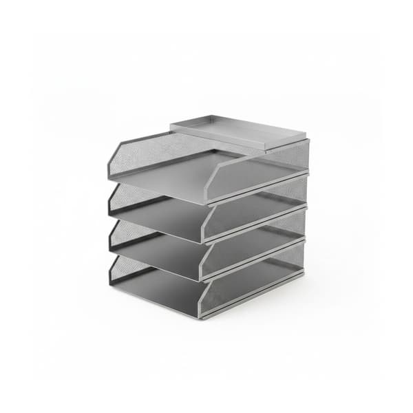 Dokumentarrangør, metalnet, 4-lags A4-bakker