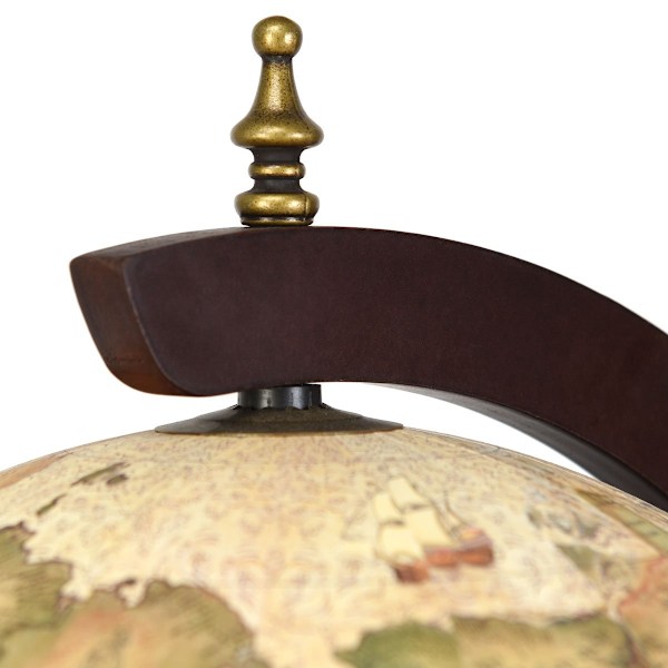 Massivt trä världen globe mini globe bar hem bar flaskställ