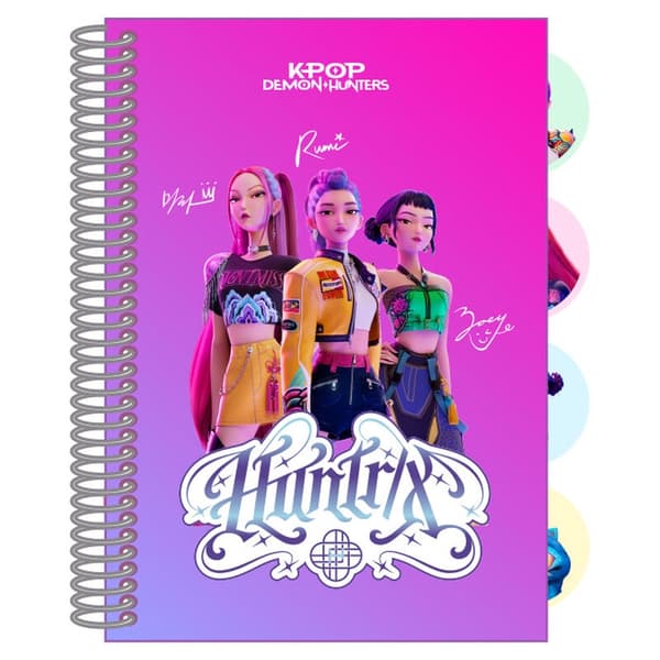 Demon Hunters Kpop A7 notesbog