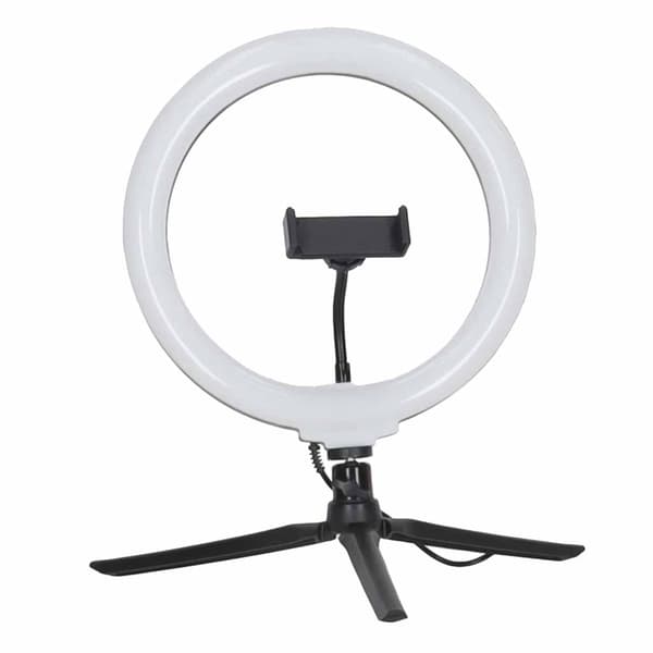 RGB LED Selfie Ringlampe med Tripod