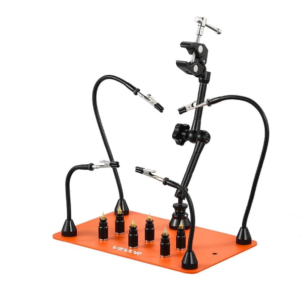Magnetisk loddestation med hjælpende hænder – 4 arme, varmluftholder