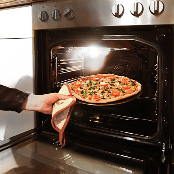 Pizzatallerken rund, sæt med 4 stk
