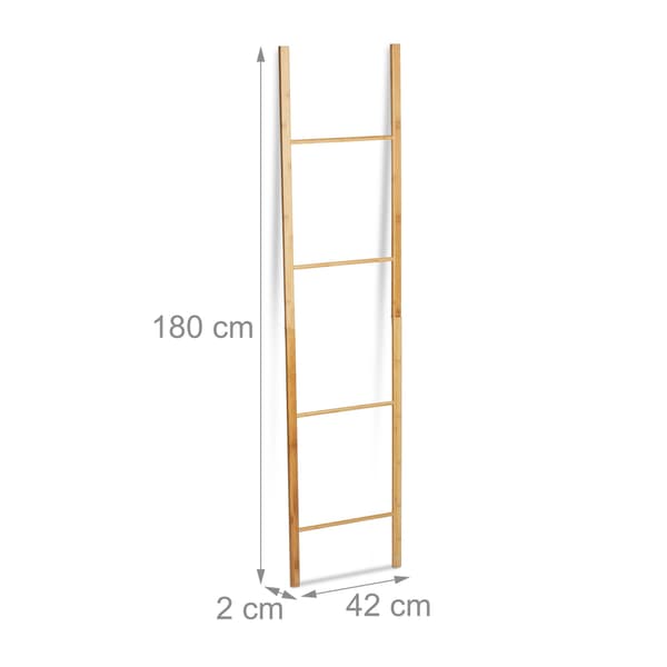 Håndklædestige bambus foldbar