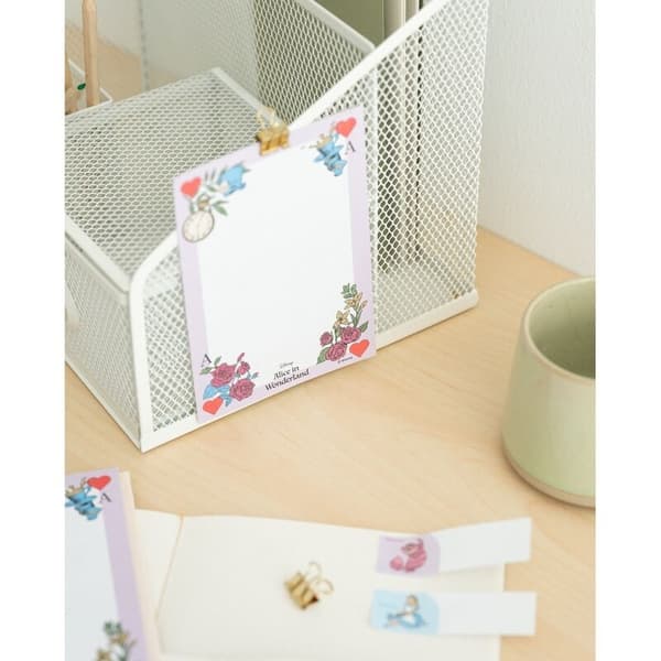Alice i Eventyrland Sticky Notes-notesbog, 100 ark