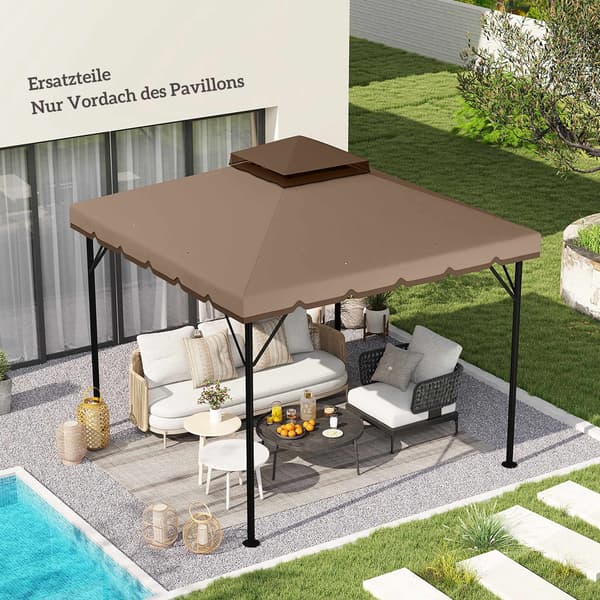 Udskiftningsbaldakin til 3x3m pavillon, UPF 30+ polyester