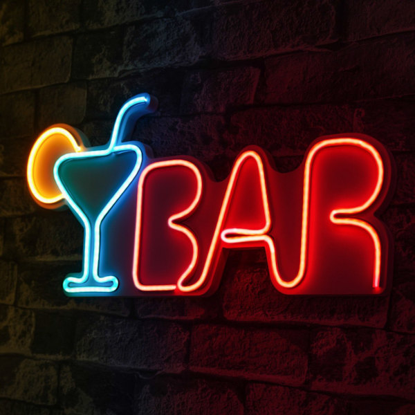 Dekorativ Plast Led Lighting Bar - Flerfärgad