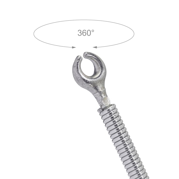 Spiral håndsving og klo til rørrensning