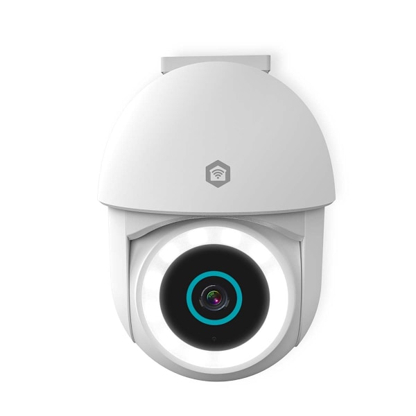 SmartLife utomhuskamera | Wi-Fi | Spotlight | 3MP Full HD 1296p | Panorering | IP65 | Cloud Storage (tillval) / microSD (ingår ej) / Onvif | 5 V DC |