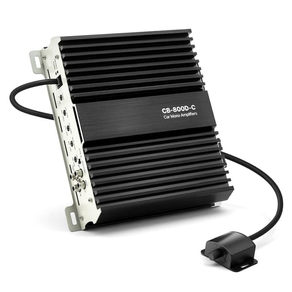Monoblok bilforstærker, 800W RMS, 1-4 Ohm stabil