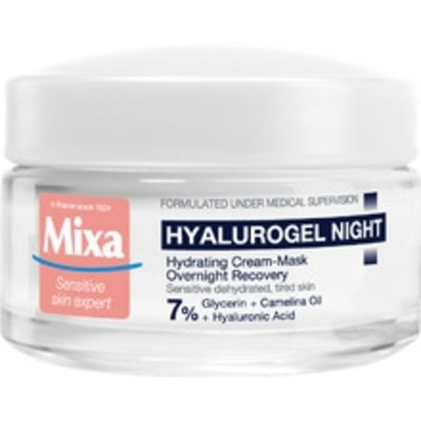 Mixa - Hyalurogel Hydrating Cream-Mask Overnight Recovery 50ml