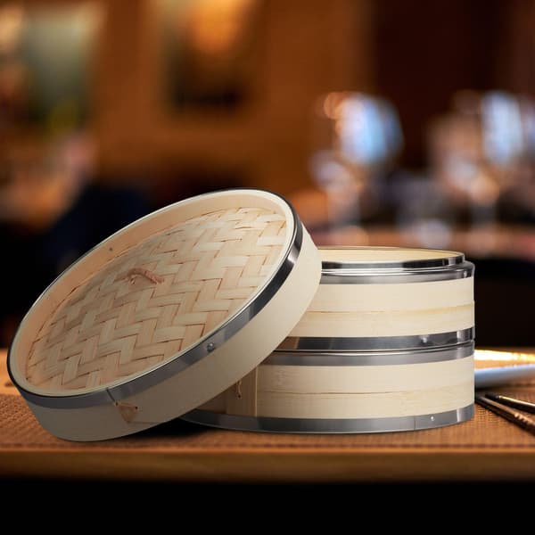 Bamboo Steamer 2 Tier