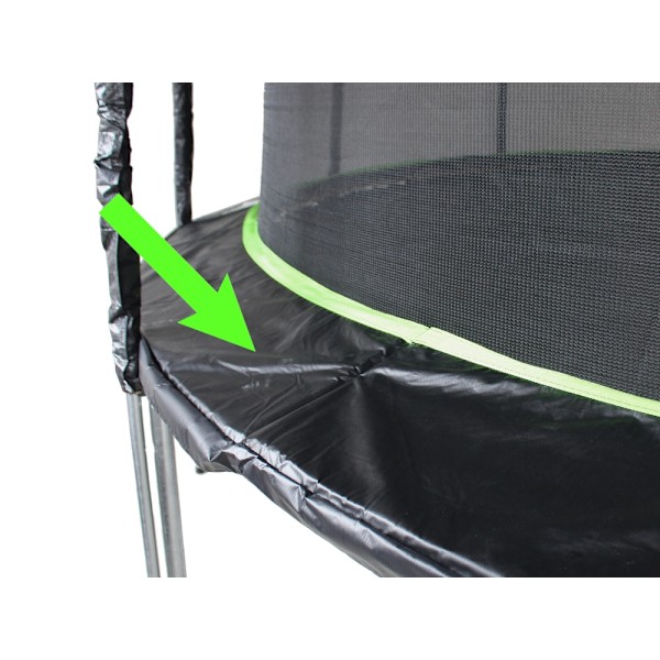 12 fot trampolin fjäderskydd - Passar 366 cm, lätt 3 kg