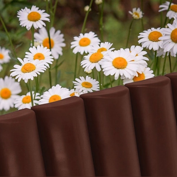 Havekant 25 cm - Slidstærk og brun til blomsterbede