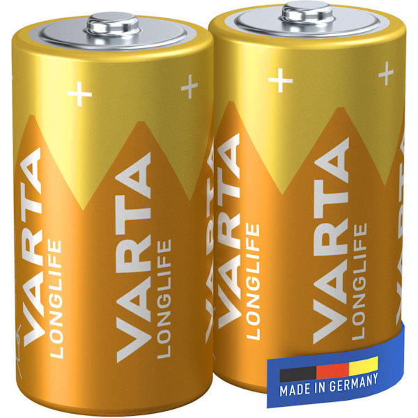 C Batterier 2-pack, långvarig alkaliska