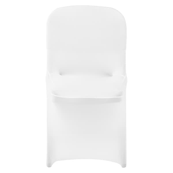 Stolsöverdrag, 30-pack vita stretchiga polyesterspandex