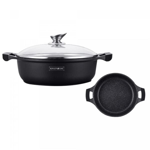 Royalty Line RL-BR30M: Marmor Shallow Suppe Pot 30cm