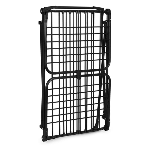 Fritstående tørrestativ, 25m, foldbar, sort