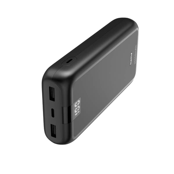 HAMA Powerbank 20000mAh 2xUSB-A+1xUSB-C antracit