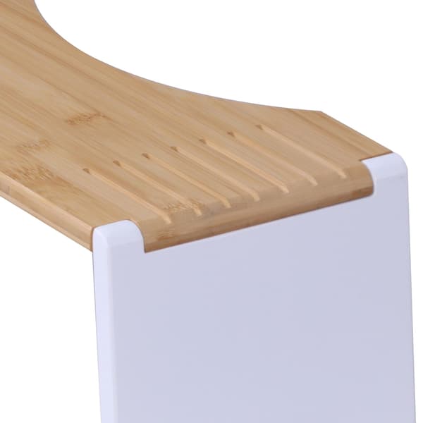 Sammenklappelig bambus toiletskammel – skridsikker, pladsbesparende
