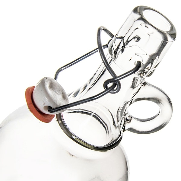 Flaska med clipsglas 1 l
