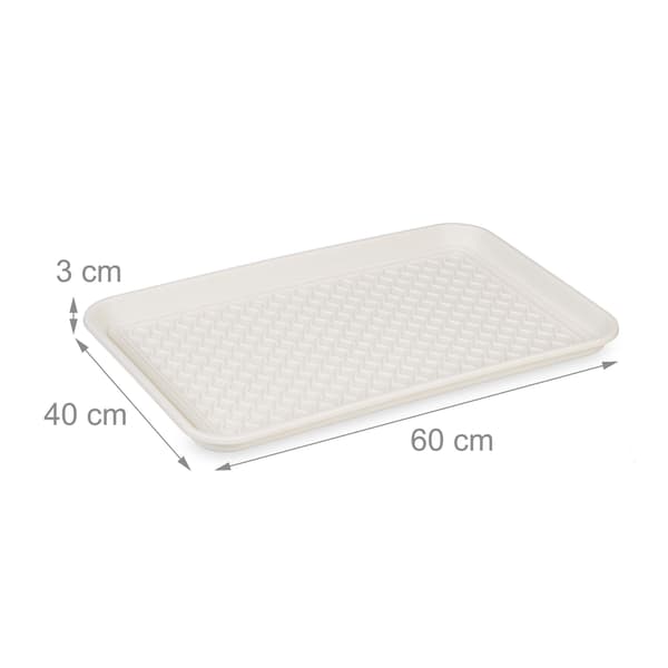 sæt med 3 drypbakker til sko 60 x 40 cm