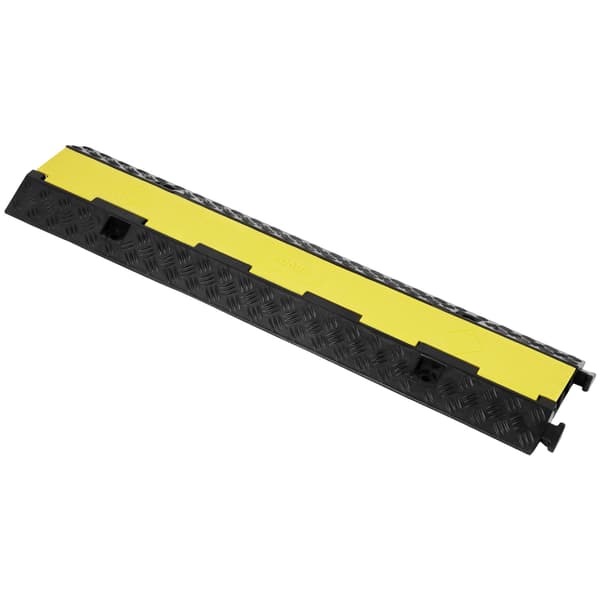 3-pack 2-kanalig kabelskyddsramp, kapacitet 12 000 lb