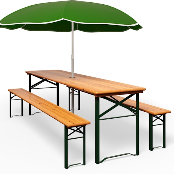 Ølteltsæt 3-delt 170 cm foldbart