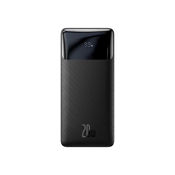 Baseus Bipow, 10000 mAh, Lithium Polymer (LiPo), Strømforsyning, Quick Charge 3,0, 3,7 V, 20 W, Sort