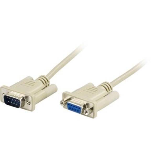 DELTACO serie/musekabel db9/db9 han/hun 15,0 m