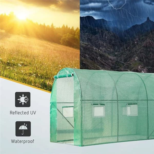 Have polytunnel drivhus 18m² med UV-afdækning