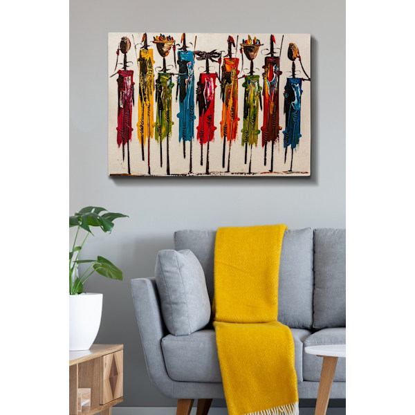 Dekorativt lærredsmaleri Kanvas Tablo (70 x 100) - 125