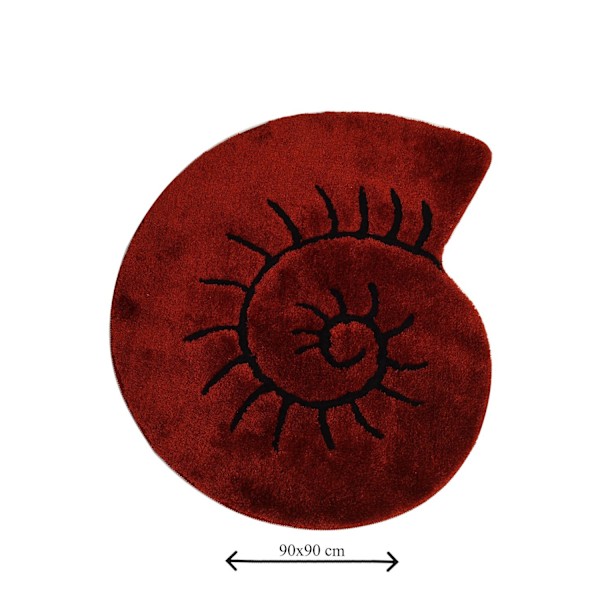 Akryyli Bathmat Helix - punainen