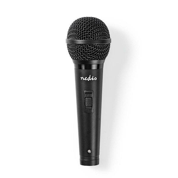 Trådad Mikrofon | Kardioid | Avtagbar kabel | 5.00 m | 80 Hz - 13 kHz | 600 Ohm | -72 dB | På / av-knapp | Resväska ingår | ABS / Aluminium | Svart