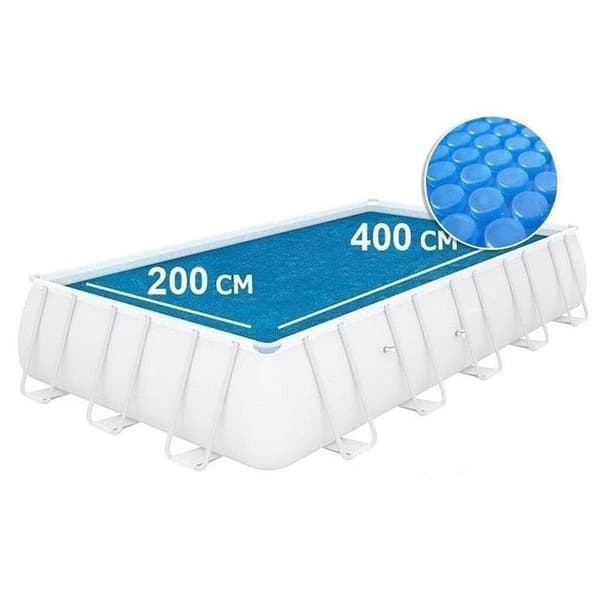 Solvärmemattskydd för rampool 400x200 cm INTEX 28028
