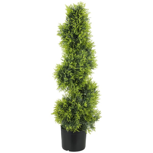 Kunstigt spiral topiary træ, 90 cm, UV-resistent