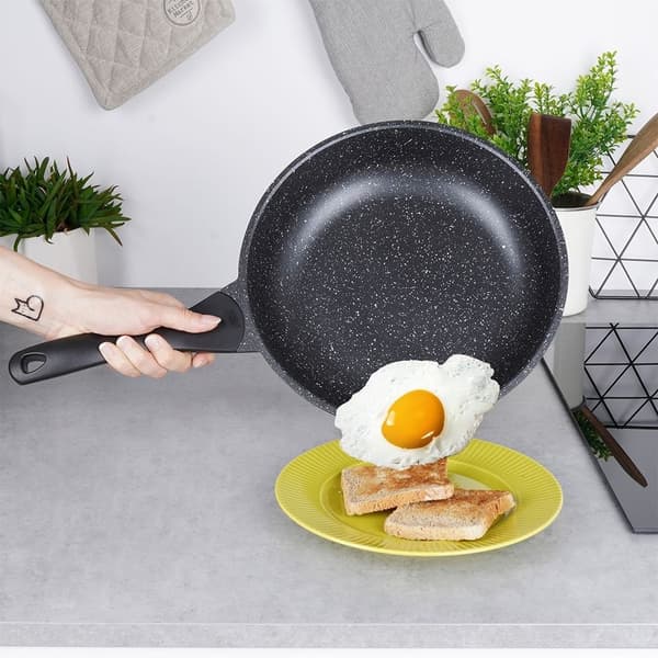 Granit-stekpanna med non-stick för alla spisar, diskmaskinsäker