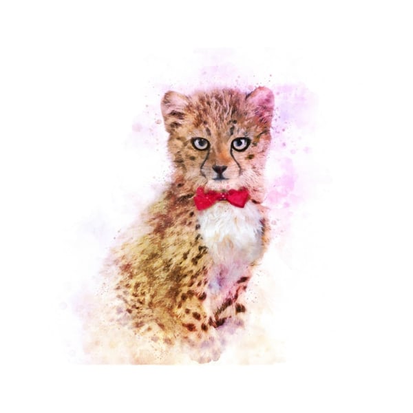 Baby Cheetah Watercolor - 50x70 cm