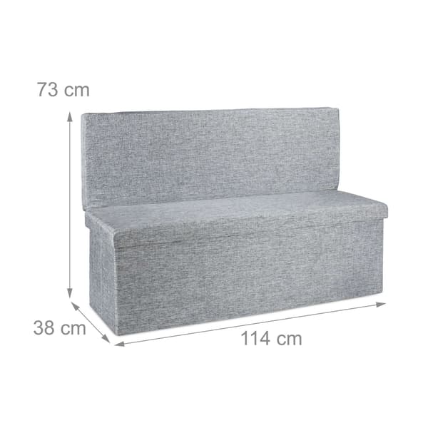 Fällbar pall med ryggstöd XL