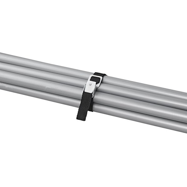 Bind stropper med metalspænde 18mm-30cm - sæt med 2 stk